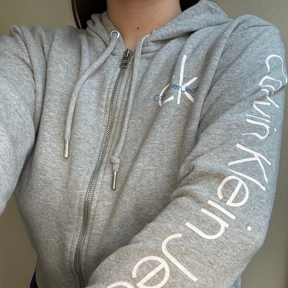 Calvin Klein Crop Top Hoodie Sweater